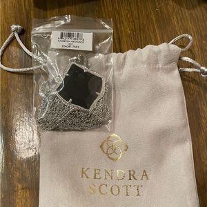 Kendra Scott Kingston Pendant Black/Silver